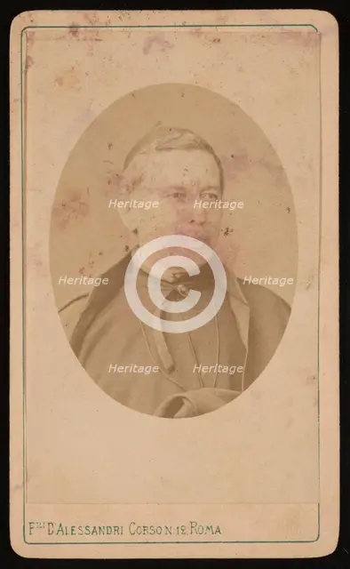 Portrait of Angelo Secchi (1818-1878), 1876. Creator: Fratelli D'Alessandri.