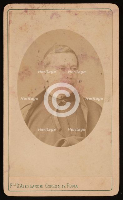 Portrait of Angelo Secchi (1818-1878), 1876. Creator: Fratelli D'Alessandri.