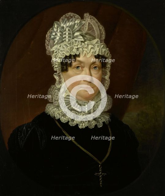Portrait of Ann Brander (died 1837), Wife of Job Seaburne May, 1823. Creator: Jan Willem May.