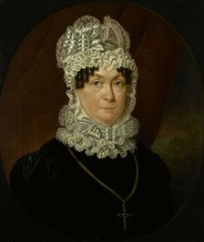 Portrait of Ann Brander (died 1837), Wife of Job Seaburne May, 1823. Creator: Jan Willem May