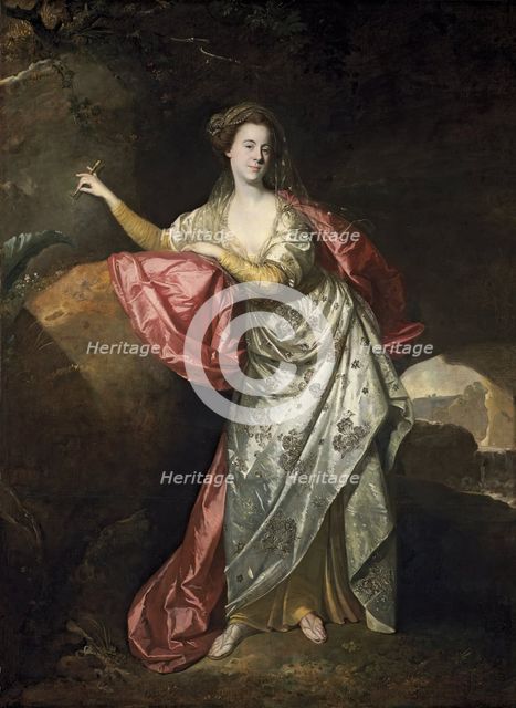 Portrait of Ann Brown in the Role of Miranda (?), 1770. Creator: Johan Zoffany.