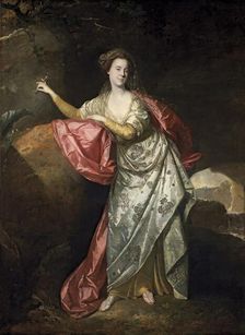 Portrait of Ann Brown in the Role of Miranda (?), 1770. Creator: Johan Zoffany
