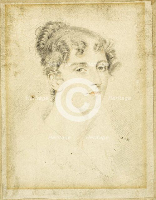 Portrait of Ann Denman Flaxman, n.d. Creator: probably George Henry Harlow (English, 1787-1819) possibly Sir Thomas Lawrence (English, 1769-1830).