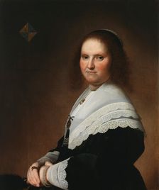 Portrait of Anna van Schoonhoven, 1645. Creator: Verspronck, Johannes Cornelisz. (1600/3-1662)