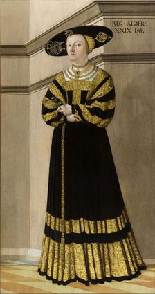 Portrait of Anna von Rosental, 1529. Creator: Seisenegger, Jakob (1505-1567)