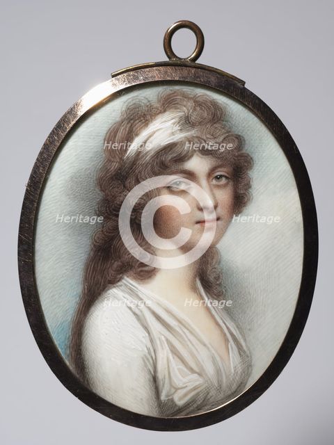 Portrait of Anna Walmesley, 1795. Creator: Andrew Plimer (British, 1763-1837).