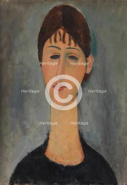 Portrait of Anna Zborowska. Artist: Modigliani, Amedeo (1884-1920)