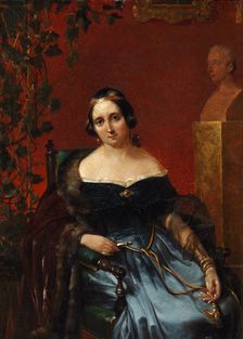 Portrait of Anna Alexeevna Andrault (1808-1888), née Olenina