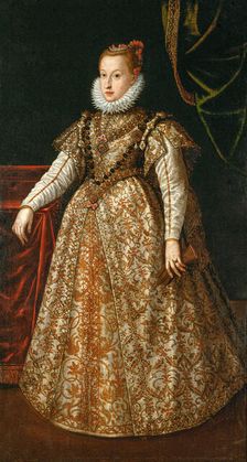 Portrait of Anna Caterina Gonzaga (1566-1621), Duchess of Mantua, Archduchess of Further..., c1585. Creator: Anonymous ()