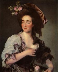 Portrait of Anna Davie Bernuzzi 1782, (1965). Creator: Dmitry Levitsky