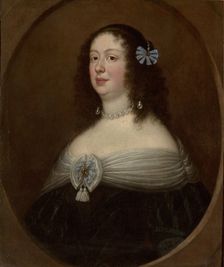 Portrait of Anna de Medici (1616-1676), Archduchess of Austria. Creator: Sustermans, Justus (Giusto) (1597-1681)