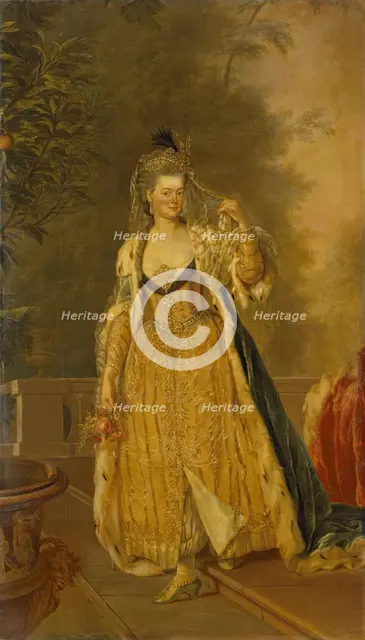 Portrait of Anna Elizabeth Louise Ferdinanda of Prussia, 1773. Creator: Anna Dorothea Therbusch.