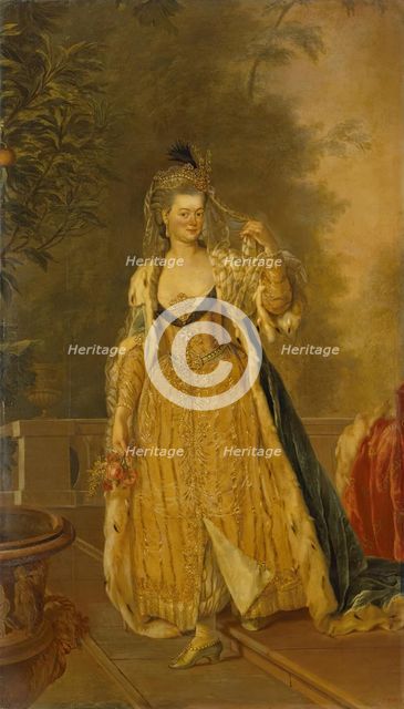 Portrait of Anna Elizabeth Louise Ferdinanda of Prussia, 1773. Creator: Anna Dorothea Therbusch.