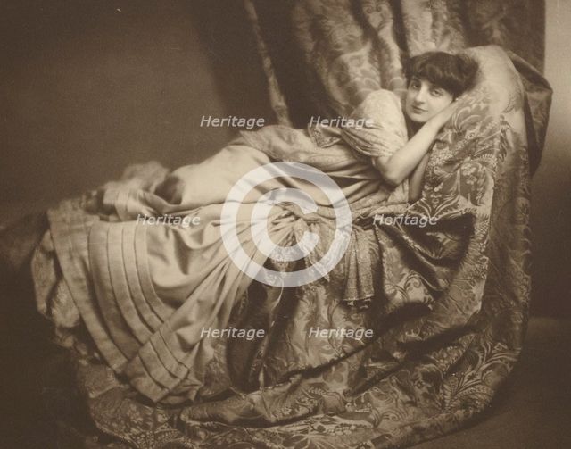 Portrait of Anna-Elisabeth, Comtesse Mathieu de Noailles (1876-1933), 1910s.