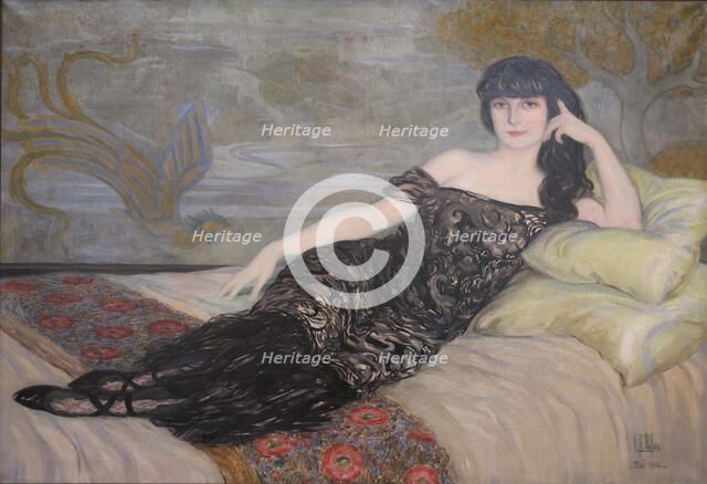 Portrait of Anna-Elisabeth, Comtesse Mathieu de Noailles (1876-1933), 1914.