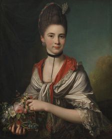 Portrait of Anna Elisabeth Battier, née Storp, 1771. Creator: Jens Juel