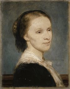 Portrait of Anna Elisabeth Burckhardt-Brenner, 1868-69. Creator: Arnold Bocklin