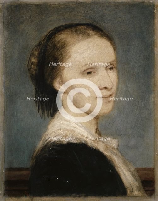Portrait of Anna Elisabeth Burckhardt-Brenner, 1868-69. Creator: Arnold Bocklin.