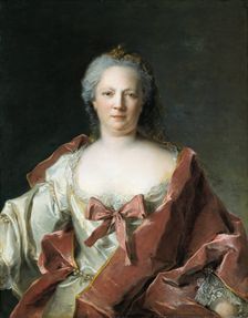 Portrait of Anna Elisabeth Leerse, 1749. Creator: Jean-Marc Nattier