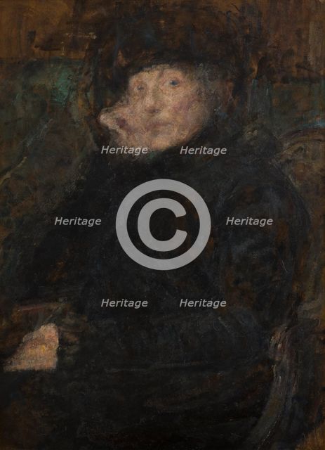 Portrait of Anna Ginzberg, c1900. Creator: Olga Boznanska.