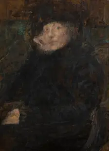 Portrait of Anna Ginzberg, c1900. Creator: Olga Boznanska