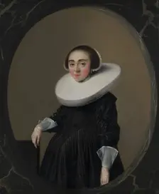 Portrait of Anna Hooftman (1613-after 1645), c1630s. Creator: Hendrik Gerritsz Pot
