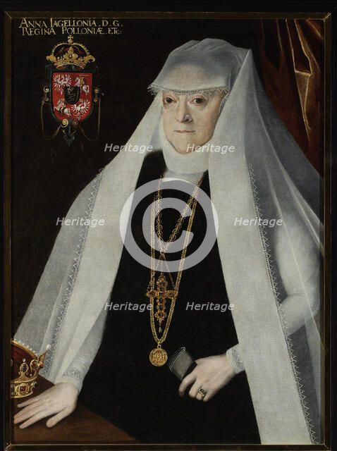 Portrait of Anna Jagiellon (1523-1596), queen of Poland, before 1596.