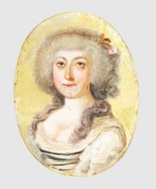 Portrait of Anna Márie Sturmanová, around 1800. Creator: Unknown