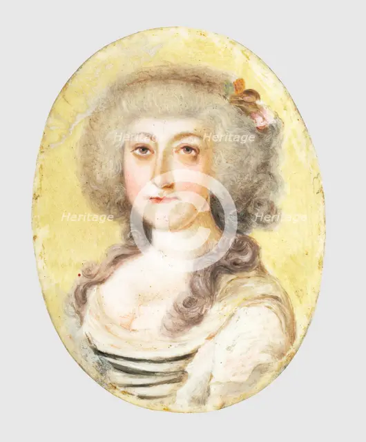 Portrait of Anna Márie Sturmanová, around 1800. Creator: Unknown.