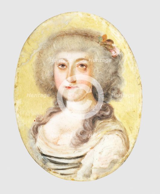 Portrait of Anna Márie Sturmanová, around 1800. Creator: Unknown.