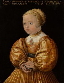 Portrait of Anna of Austria (1528-1590), Aged Two. Creator: Jakob Seisenegger