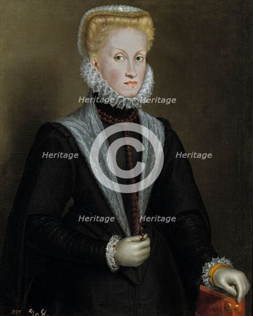 Portrait of Anna of Austria (1549-1580), 1573. Creator: Sofonisba Anguissola.