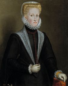 Portrait of Anna of Austria (1549-1580), 1573. Creator: Sofonisba Anguissola