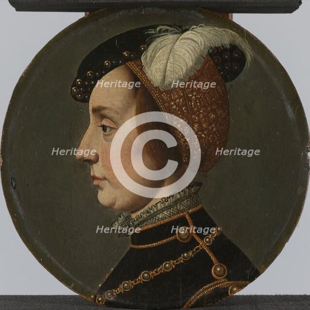 Portrait of Anna of Lorraine, Consort of René de Chalon, Prince of Orange, after 1542. Creator: Unknown.