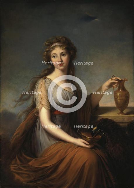 Portrait of Anna Pitt as Hebe, 1792. Artist: Vigée-Lebrun, Marie Louise Elisabeth (1755-1842)