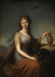 Portrait of Anna Pitt as Hebe, 1792. Creator: Elisabeth Louise Vigee-LeBrun