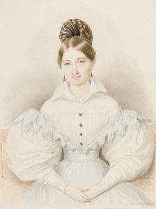 Portrait of Anna Plochl (1804-1885), Freifrau von Brandhofen (Copy), 1832