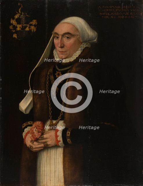Portrait of Anna Rauscher, 1567. Creator: Unknown.