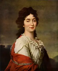 Portrait of Anna Stepanovna Protosova 1800, (1965). Creator: Dmitry Levitsky