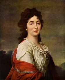 Portrait of Anna Stepanovna Protosova 1800, (1965). Creator: Dmitry Levitsky