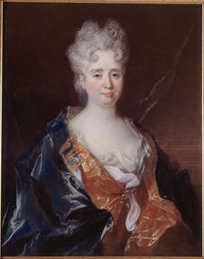 Portrait of Anne-Thérèse de Marguenat de Courcelles, Marquise de Lambert (1647-1733), c1710. Creator: Nicolas de Largilliere