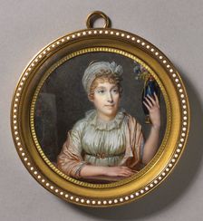 Portrait of Anne Vallayer-Coster, 1804. Creator: François Dumont (French, 1751-1831)