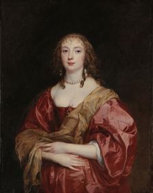 Portrait of Anne Carr, Lady Russell, Countess of Bedford (1615-1684), c1639. Creator: Dyck, Sir Anthony van (1599-1641)