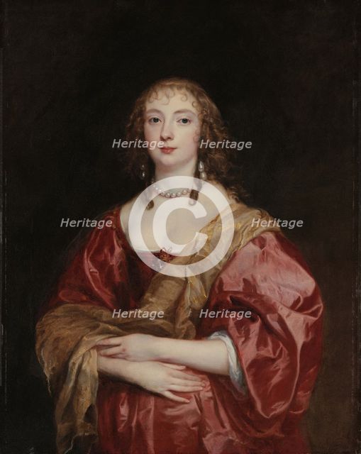 Portrait of Anne Carr, Lady Russell, Countess of Bedford (1615-1684), c1639. Creator: Dyck, Sir Anthony van (1599-1641).
