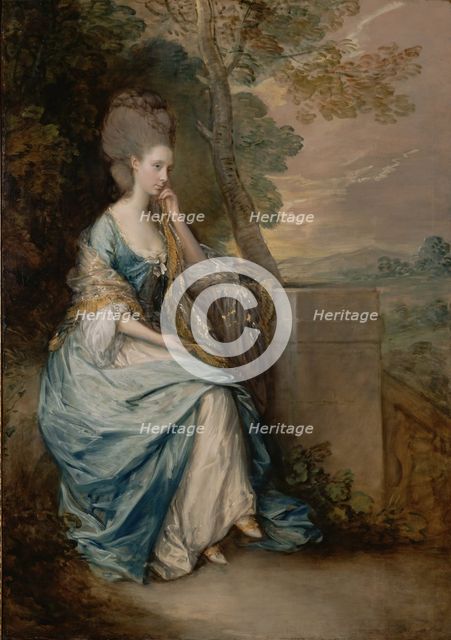 Portrait of Anne, Countess of Chesterfield, 1778. Artist: Gainsborough, Thomas (1727-1788)