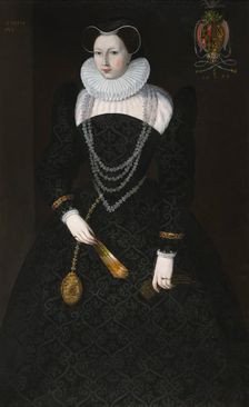 Portrait of Anne de Bethune (1548-1607), 1573. Creator: Quesnel, François (1543-1619)