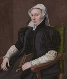 Portrait of Anne Fernely, pendant to Sir Thomas Gresham, 1563. Creator: Antonis Mor