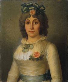 Portrait of Anne-Josèphe Théroigne de Méricourt (1762-1817), 1793. Creator: Selles, Pierre Nicolas (1751-1831)