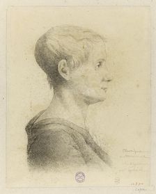 Portrait of Anne-Josèphe Théroigne de Méricourt (1762-1817), 1816. Creator: Gabriel, Georges François Marie (1775-1836)