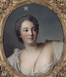 Portrait of Anne-Marie de Mailly-Nesle, Marquise de La Tournelle, later Duchess of Chateauroux... Creator: Ecole Francaise